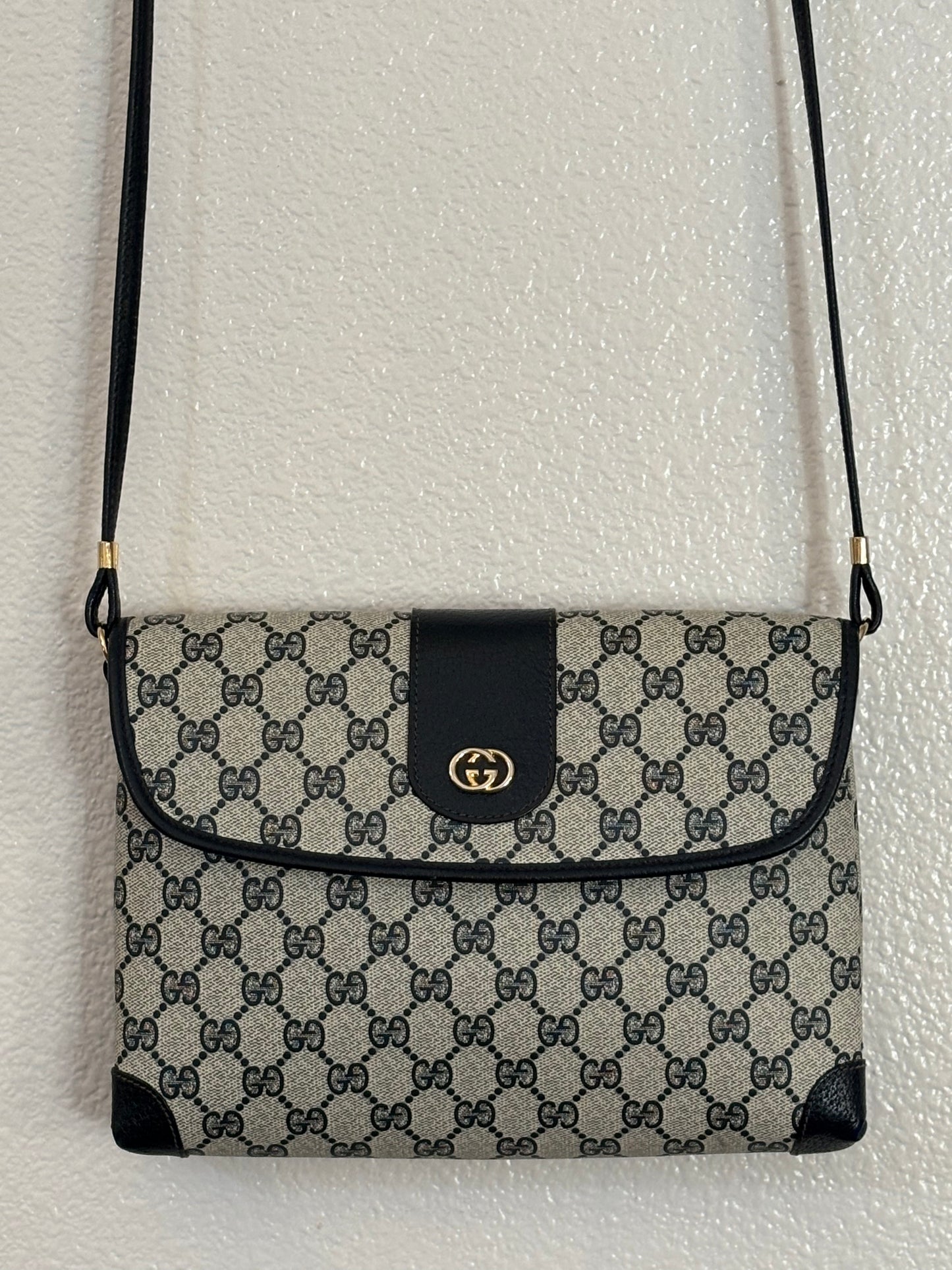 Vintage Navy Gucci Crossbody