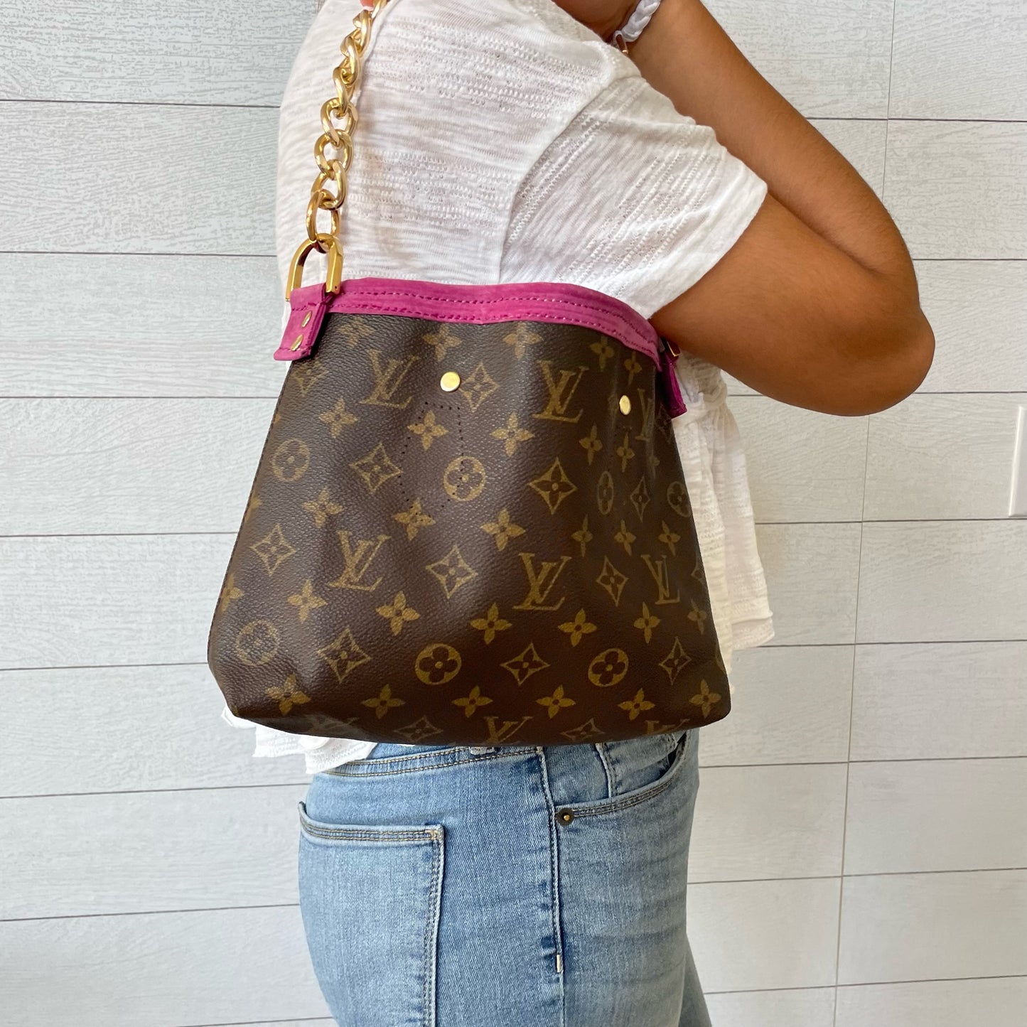 Pink Custom Shoulder Bag